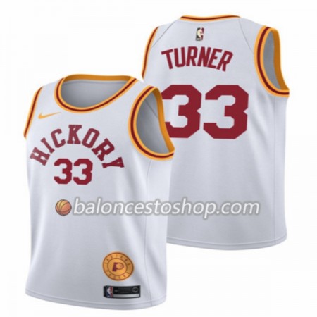 Camiseta Hombre NBA Indiana Pacers Myles Turner 33 Nike Classic Edition Swingman